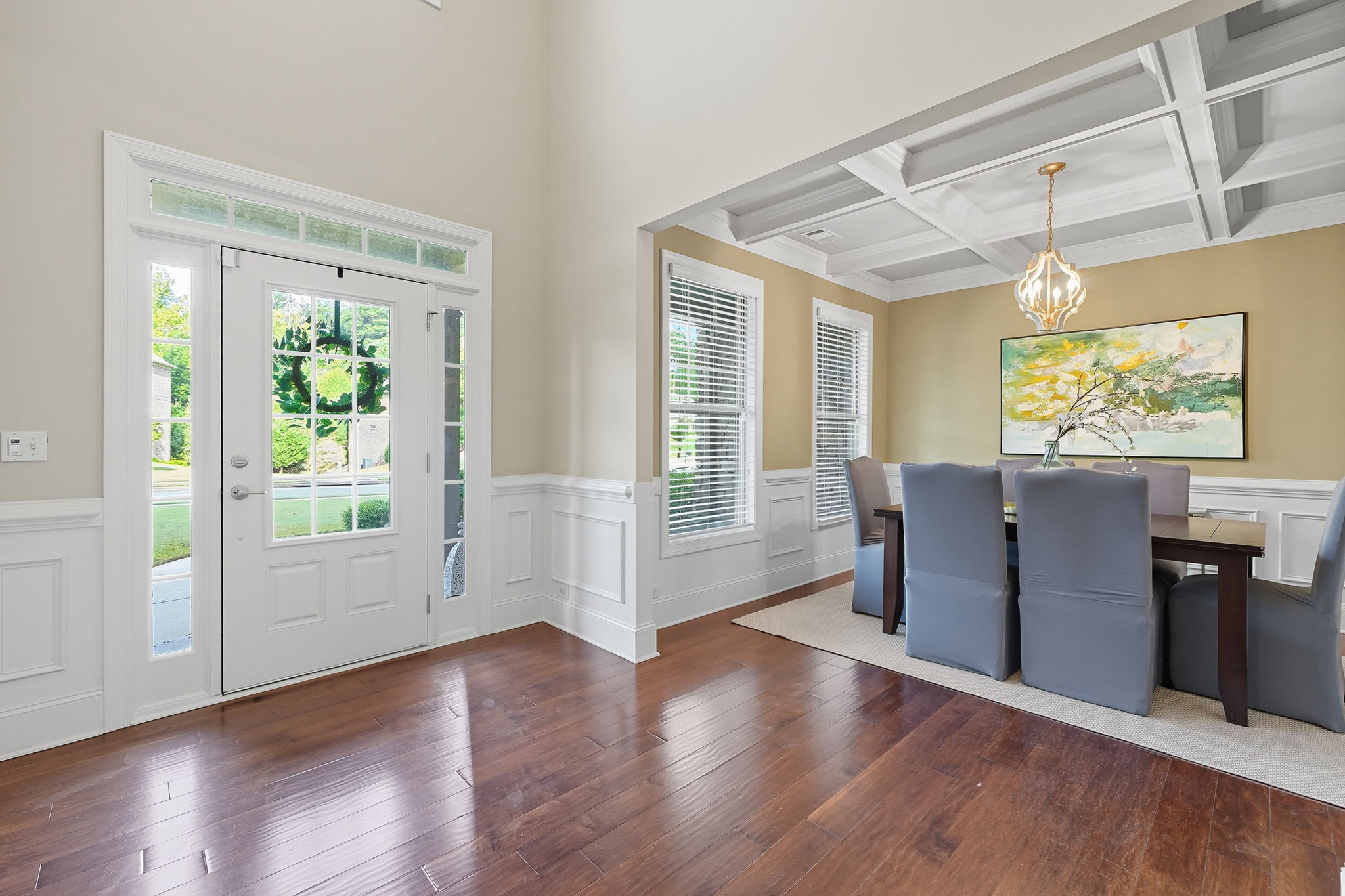 Foyer into Dining Room