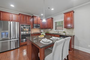 Stainless Appliances with Double Ovens