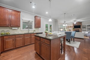 Wood Stained Cabinets