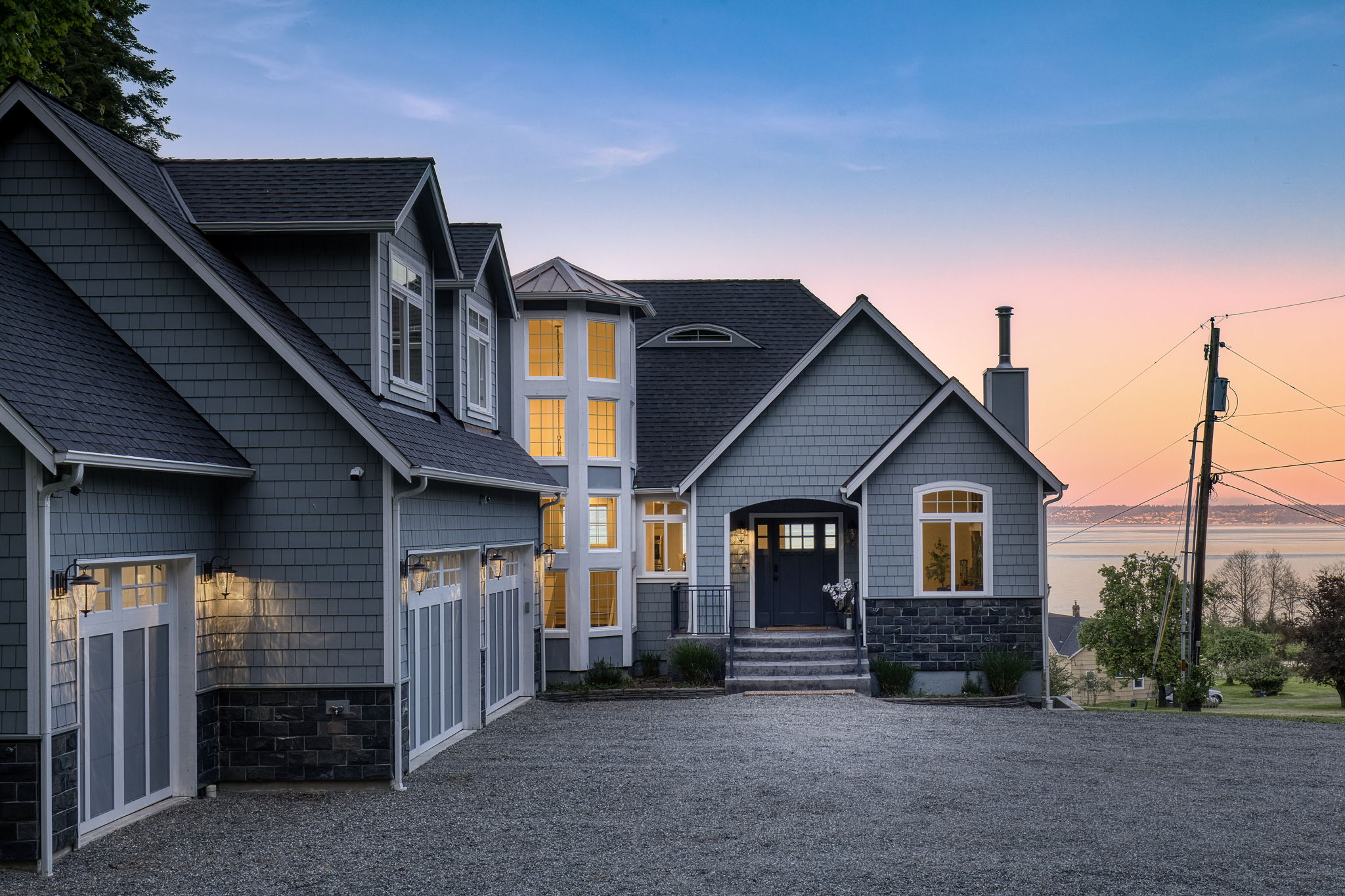 Plenty of parking for RVs, boats and all of your toys with this generous 3 car garage and expansive driveway.