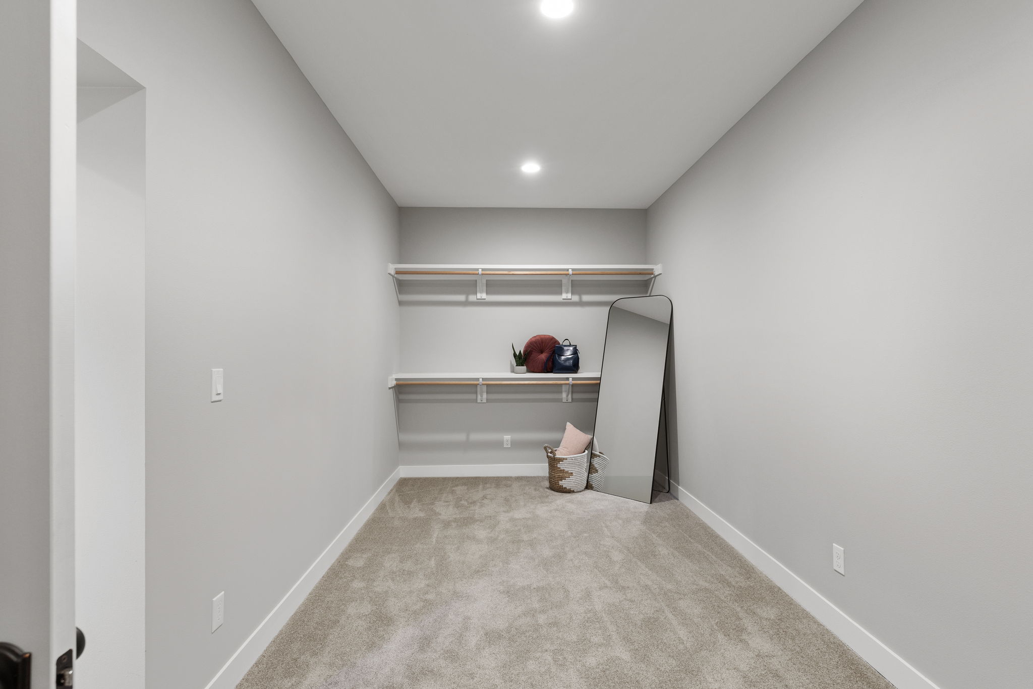 Attached room sized closet!