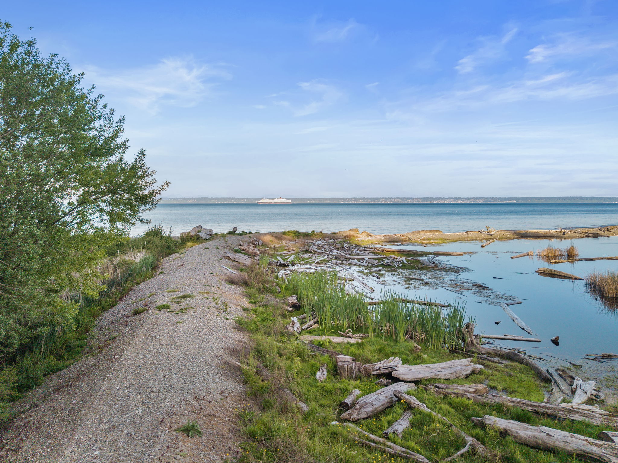 Burm to left of estuary provides easy access to your beach!