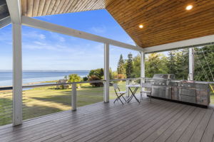 Enjoy marine/estuary life, from your covered deck.