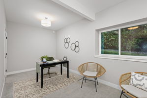 Lower level bonus room/office with closet.