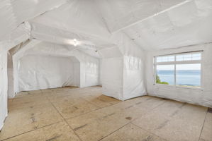 A 1,241 sq ft insulated and plumbed upper level offers future expansion potential. Gorgeous VIEWS! Additional guest quarters, rec room, HUGE primary suite?!?!