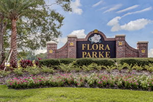 Flora Parke is a beautifully landscaped neighborhood ...