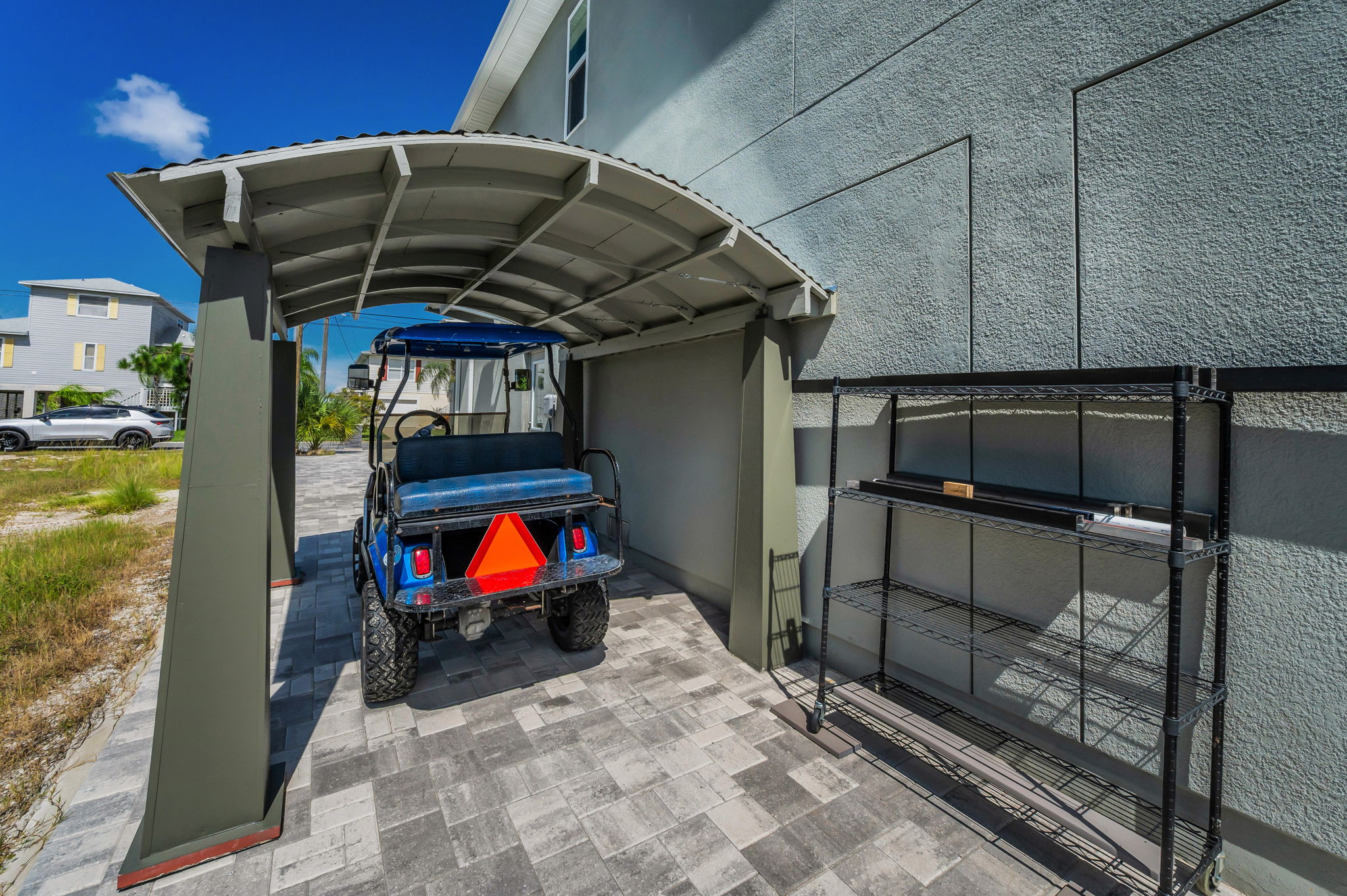Side Exterior Golf Cart Parking2