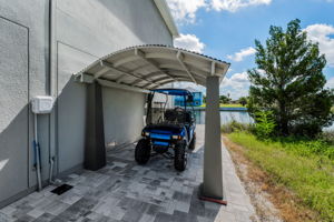 Side Exterior Golf Cart Parking1