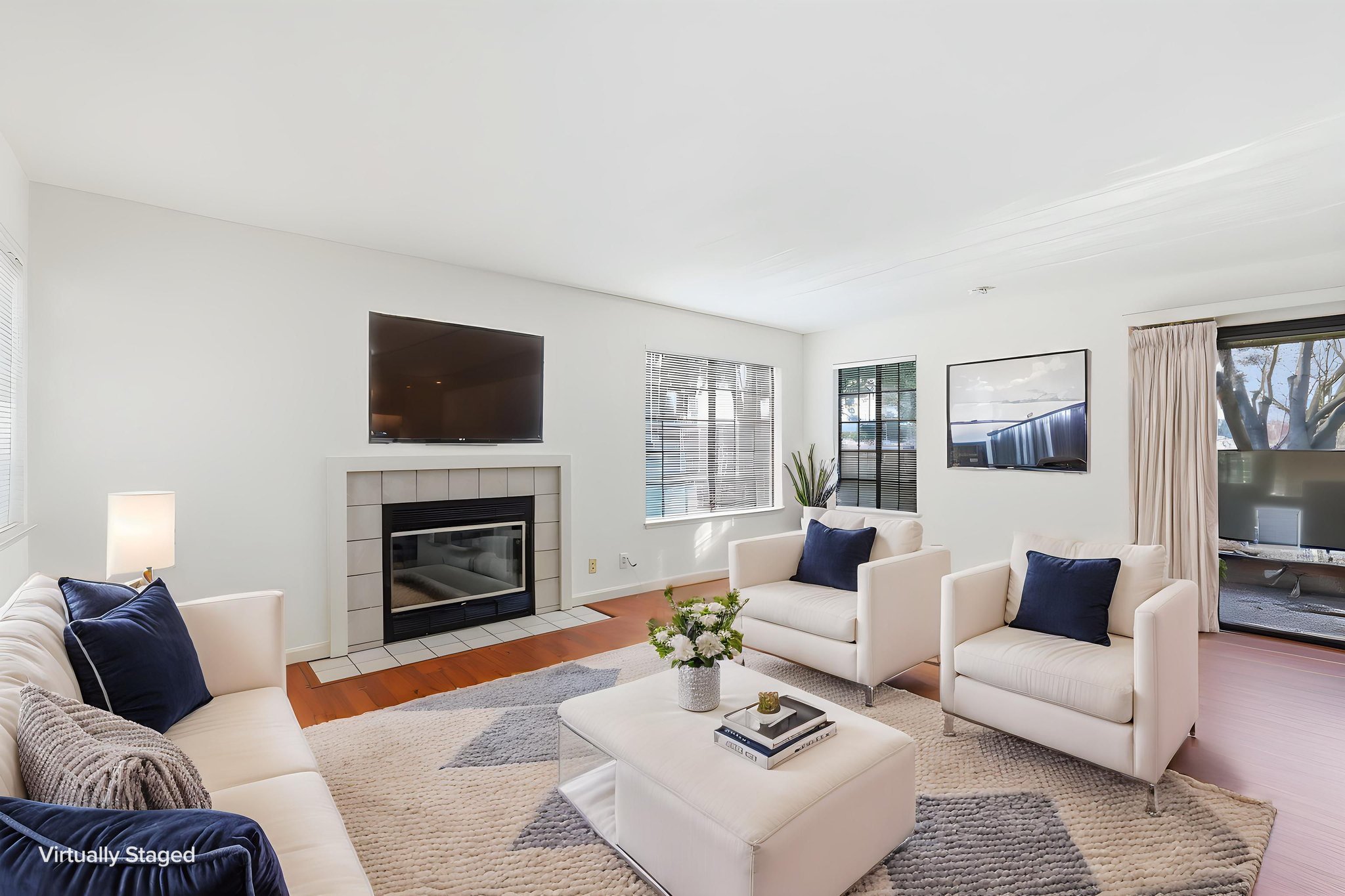 Living Room-Virtual staging