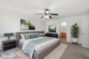 Primary Bedroom- Virtual staging