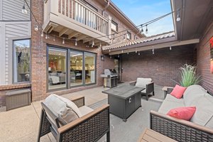 Back patio ideal for grilling or entertaining