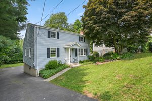 Front Yard & paved driveway