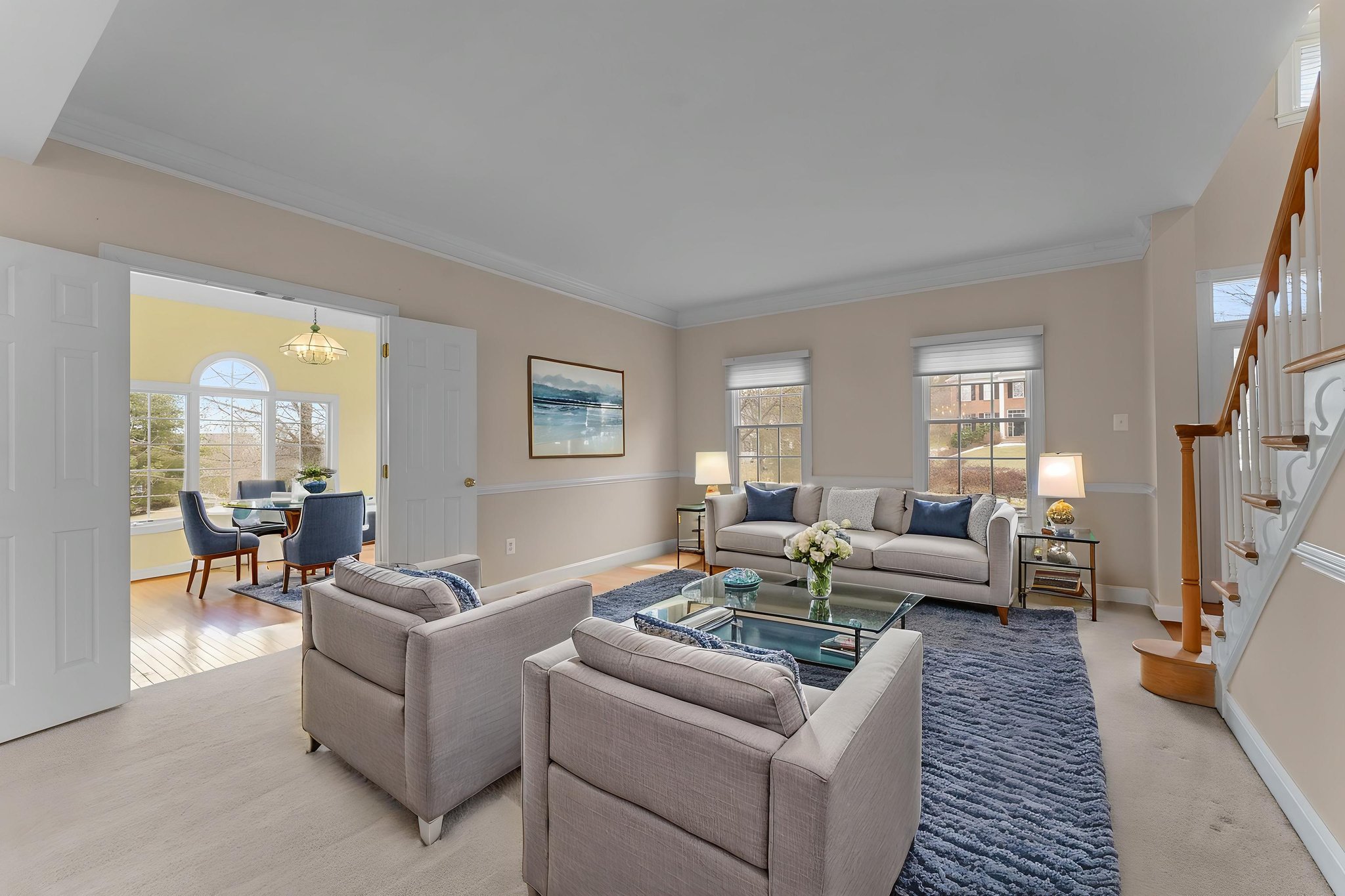 Living Room - Virtually Staged