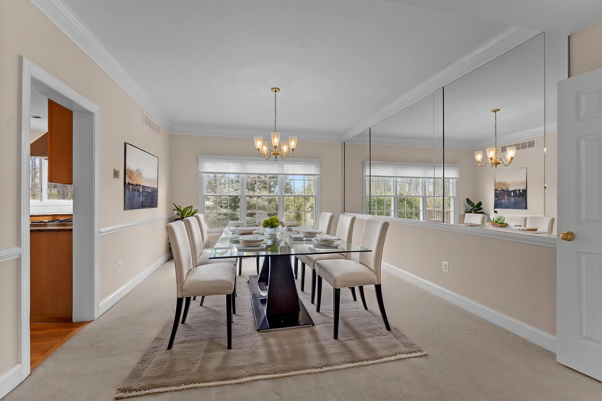 Dining Room Virtually Staged