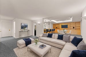 Basement Virtually Staged