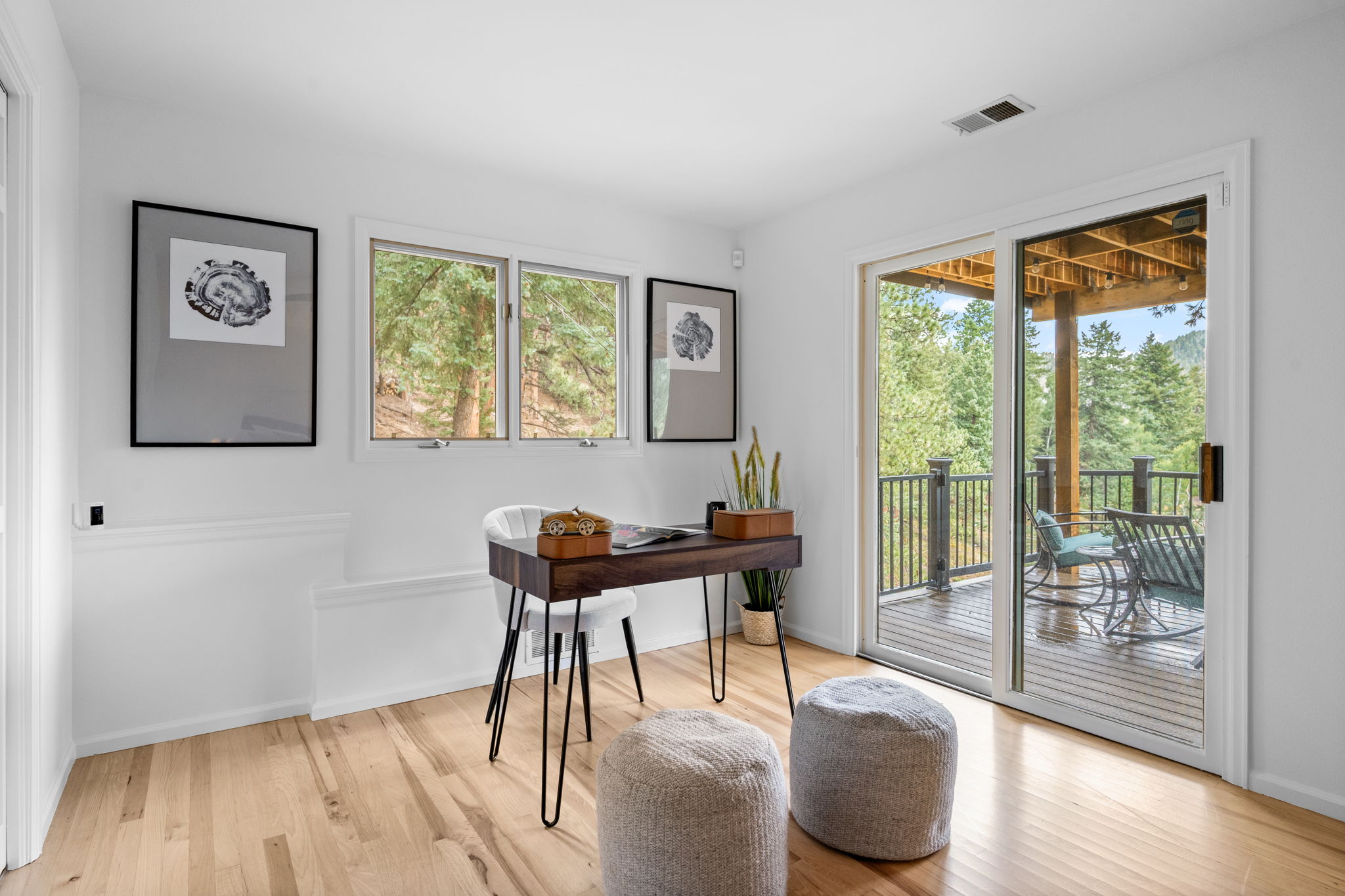 Bedroom 3 - with access to deck