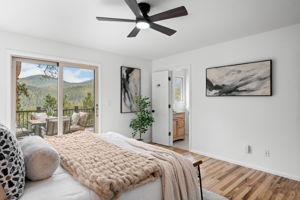 Primary Bedroom with deck access