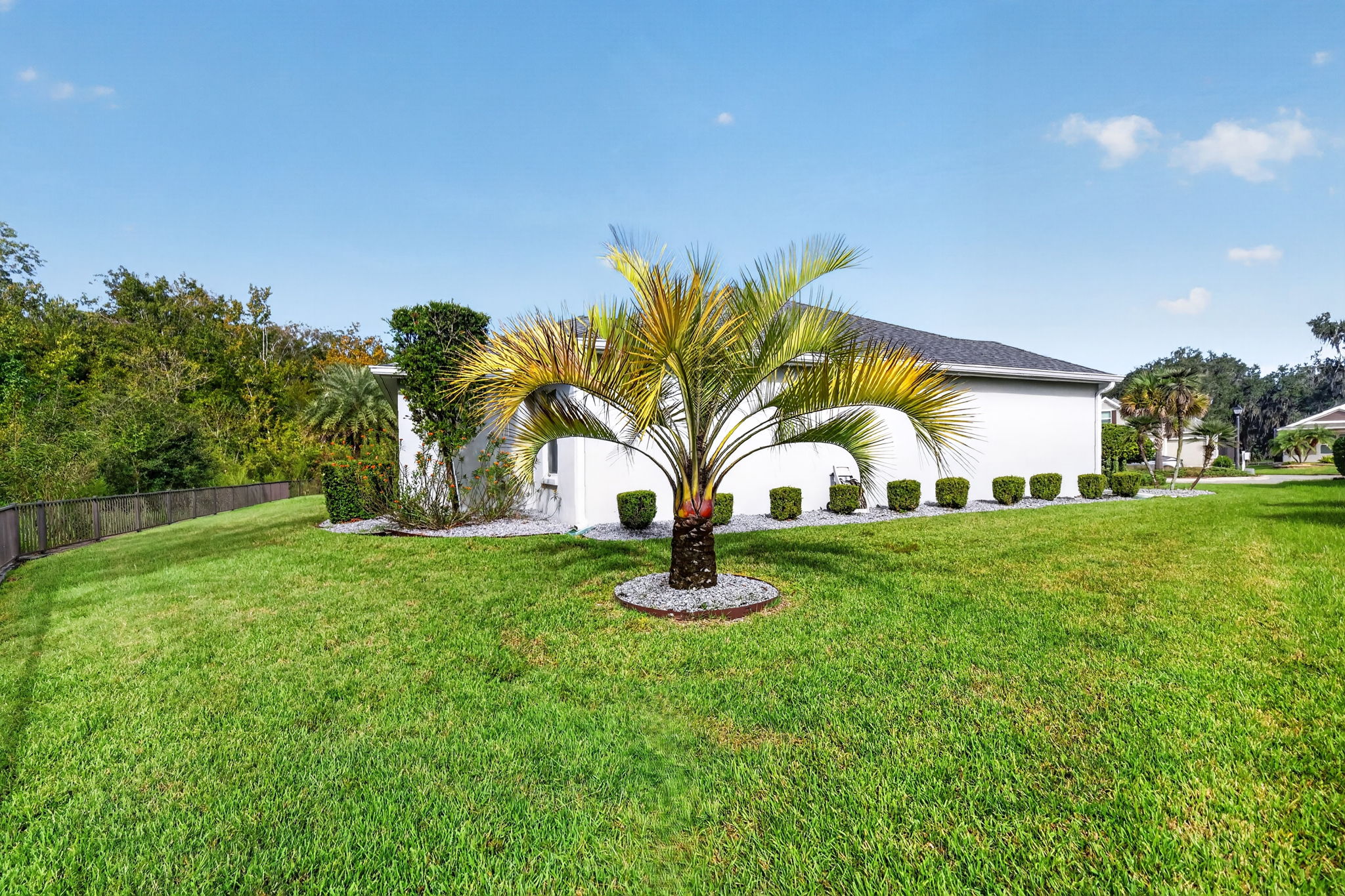 REAR and Side Elevation with Large Yard and PRIVATE PRESERVE VIEWS