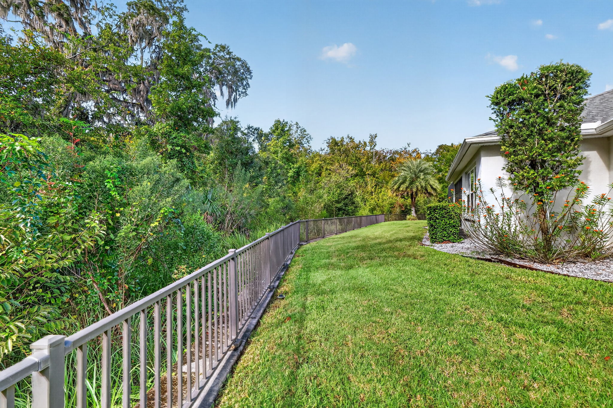 Rear Yard with PRESERVE VIEWS