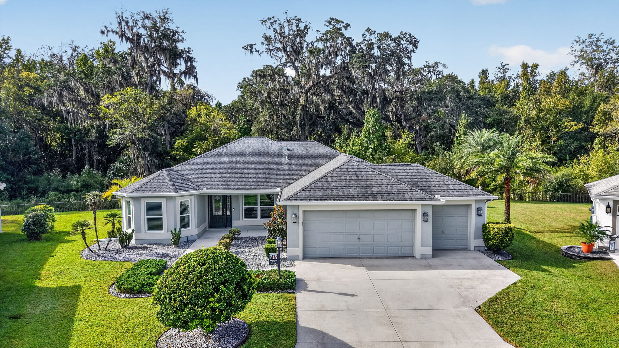 Aerial Front Elevation with PRESERVE VIEWS