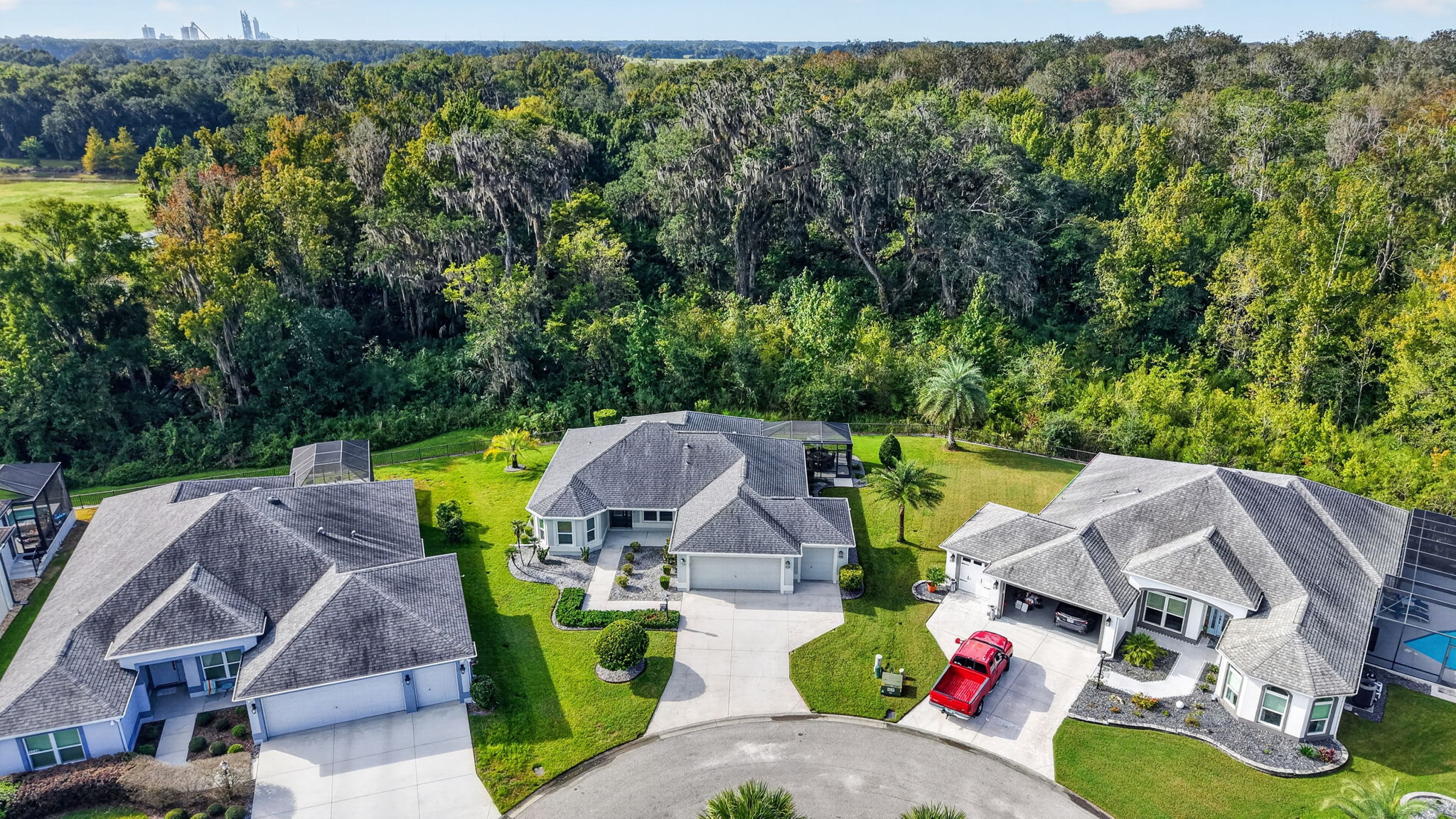 Aerial Front Elevation with PRESERVE VIEWS