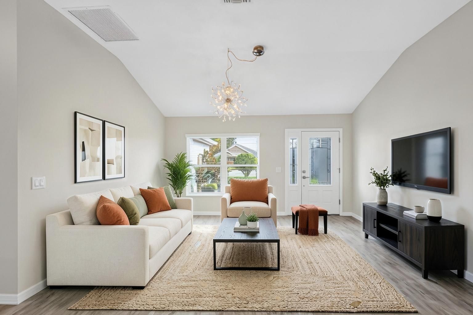 Living Room-Virtually Staged