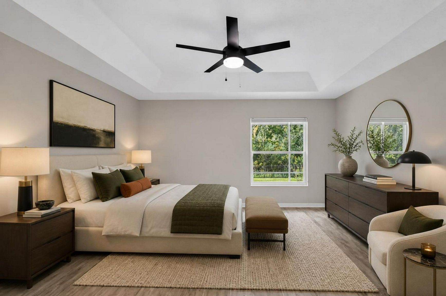 Primary Bedroom-Virtually Staged