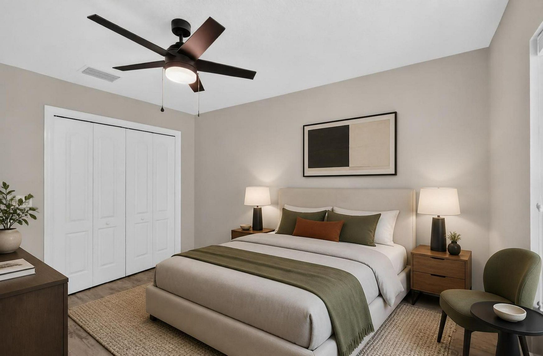Third Bedroom-Virtually Staged