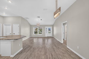 Living, Dining, and Kitchen