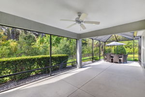 Expansive Lanai with Extended Birdcage with PRIVATE PRESERVE VIEWS