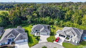 Aerial Front Elevation with PRESERVE VIEWS