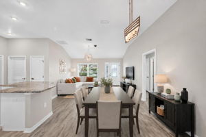 Living, Dining, and Kitchen-Virtually Staged