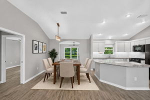 Kitchen and Dining Room-Virtually Staged