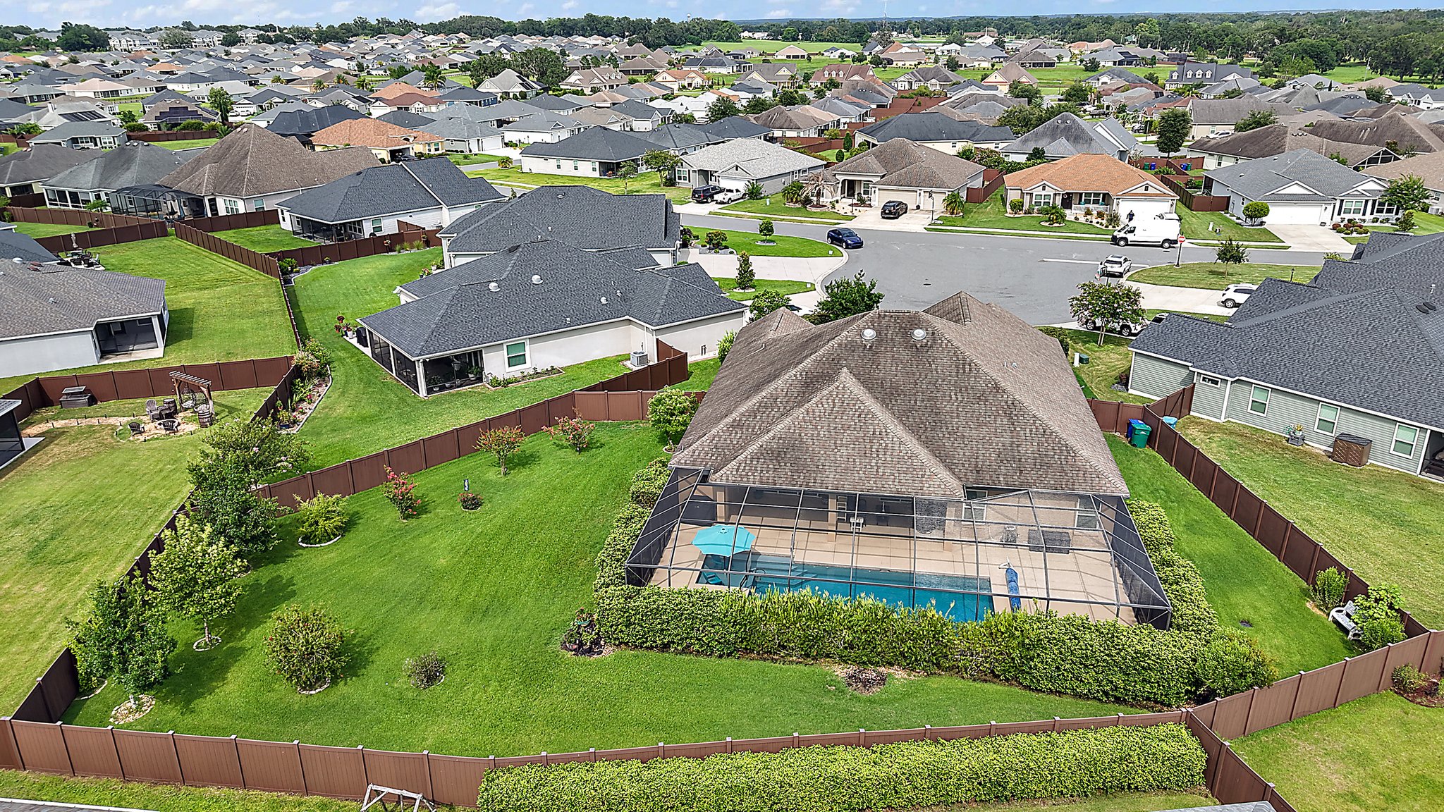 Rear Elevation Aerial