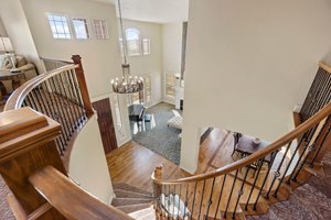 An absolutely grand staircase to welcome your guests into your home!