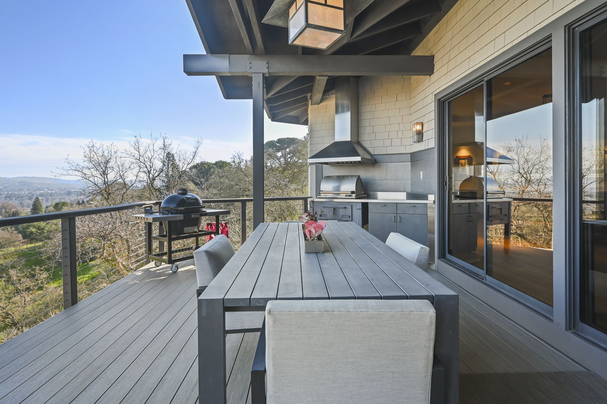 COVERED PAITO WITH BUILT-IN BBQ