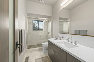 LOWER LEVEL (HALL BATHROOM)