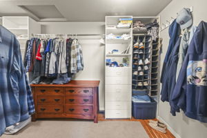PRIMARY BEDROOM WALKIN CLOSET