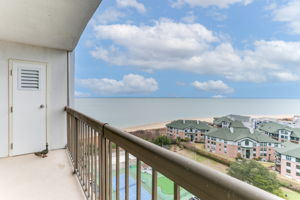Balcony off of living area
