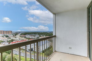 Balcony off of primary bedroom
