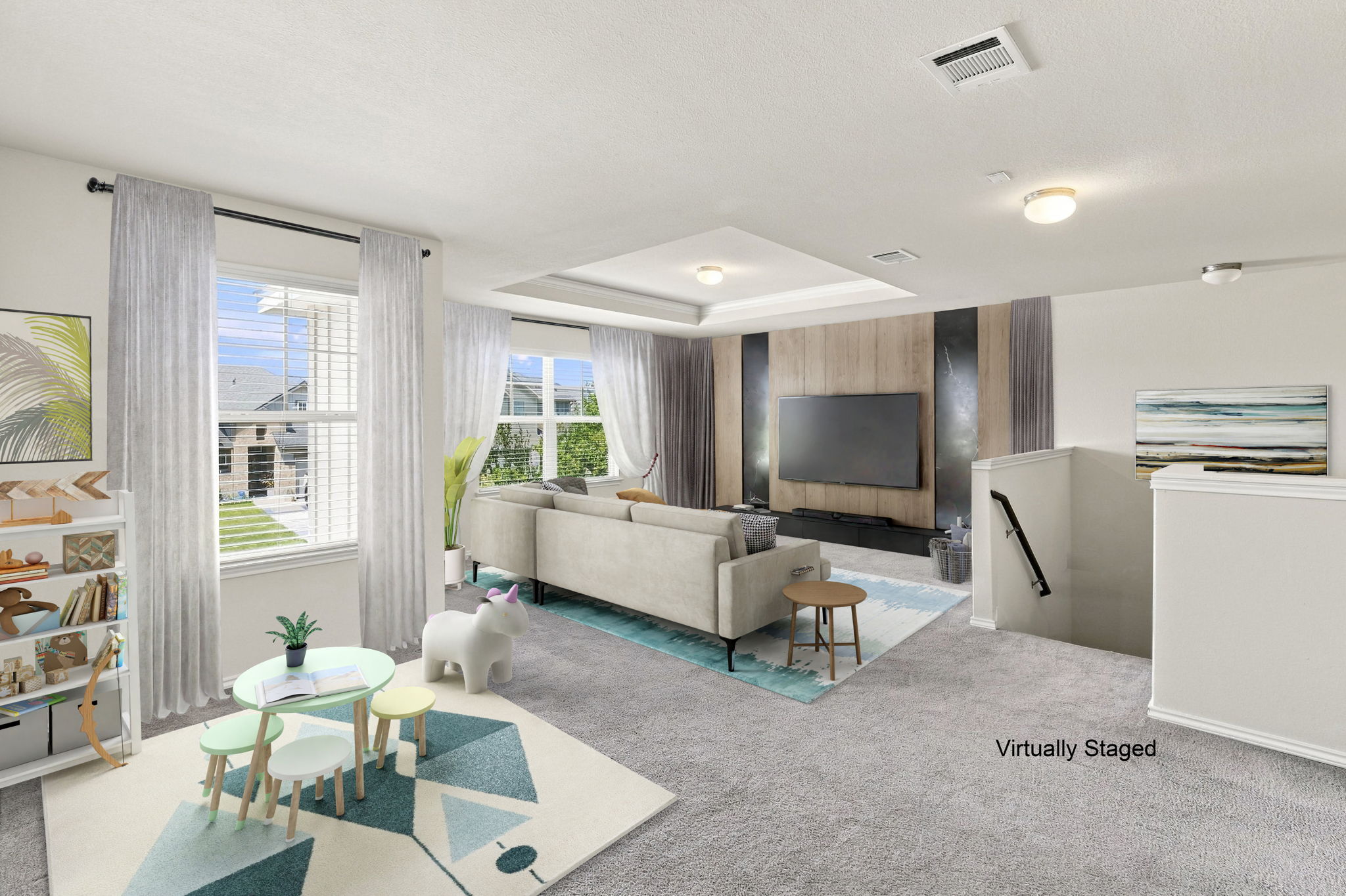 Loft Virtually Staged