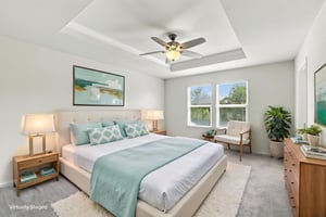 Primary Bedroom Virtually Staged