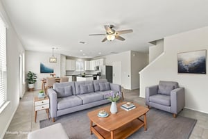 Living Room Virtually Staged