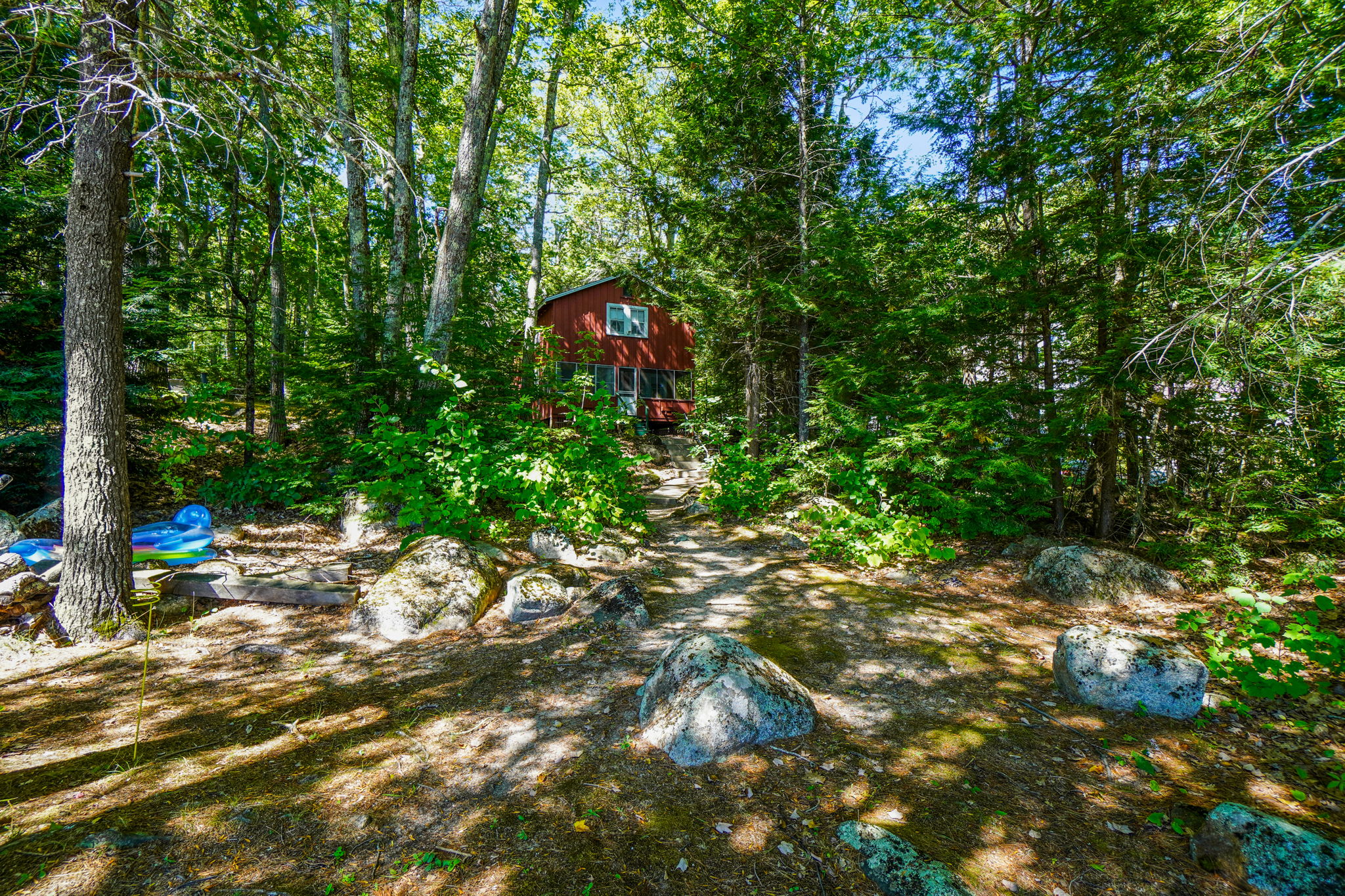 Rear of home from the water