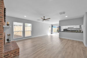 Great openness & natural light welcome you as you enter the main living area of this home.