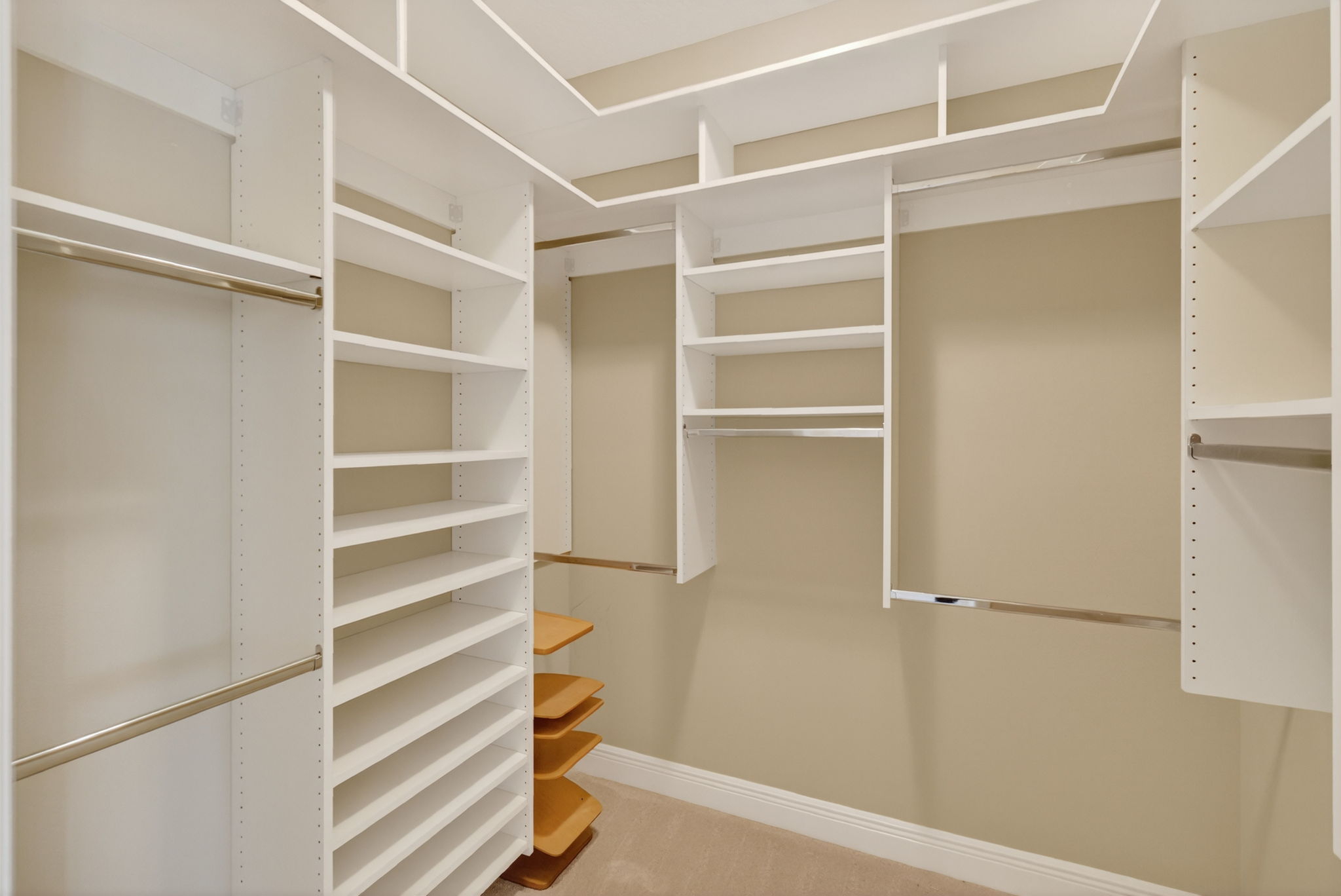 Primary Bedroom First Custom Walk-In Closet