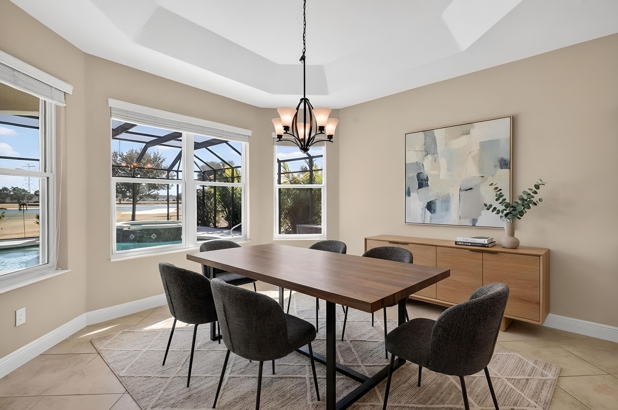 Dining Room-Virtually Staged