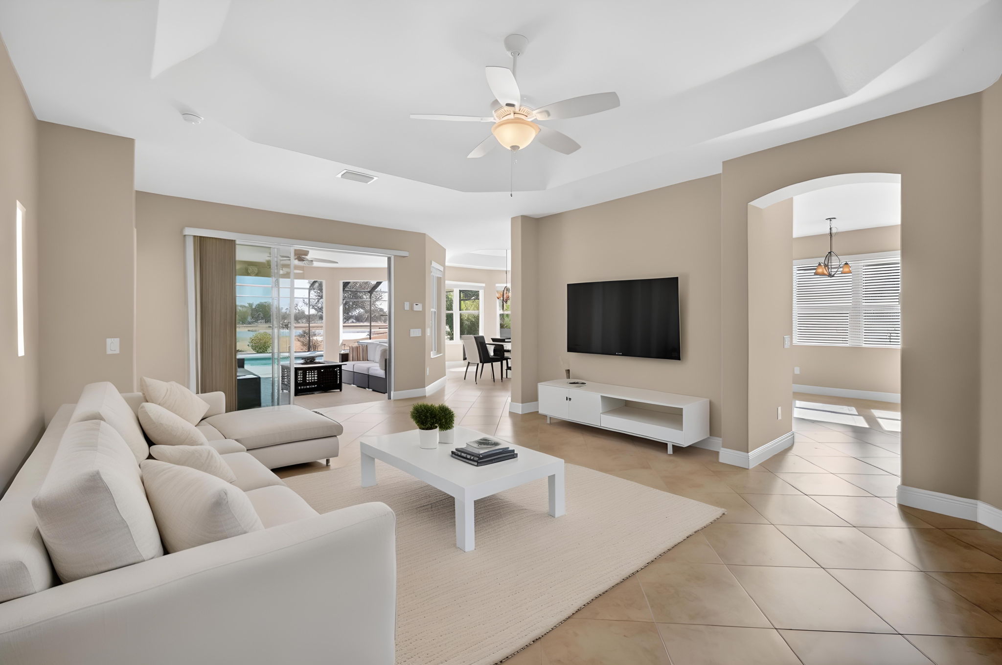 Living Room-Virtually Staged