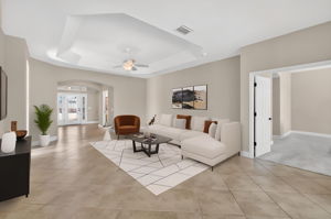 Living Room-Virtually Staged