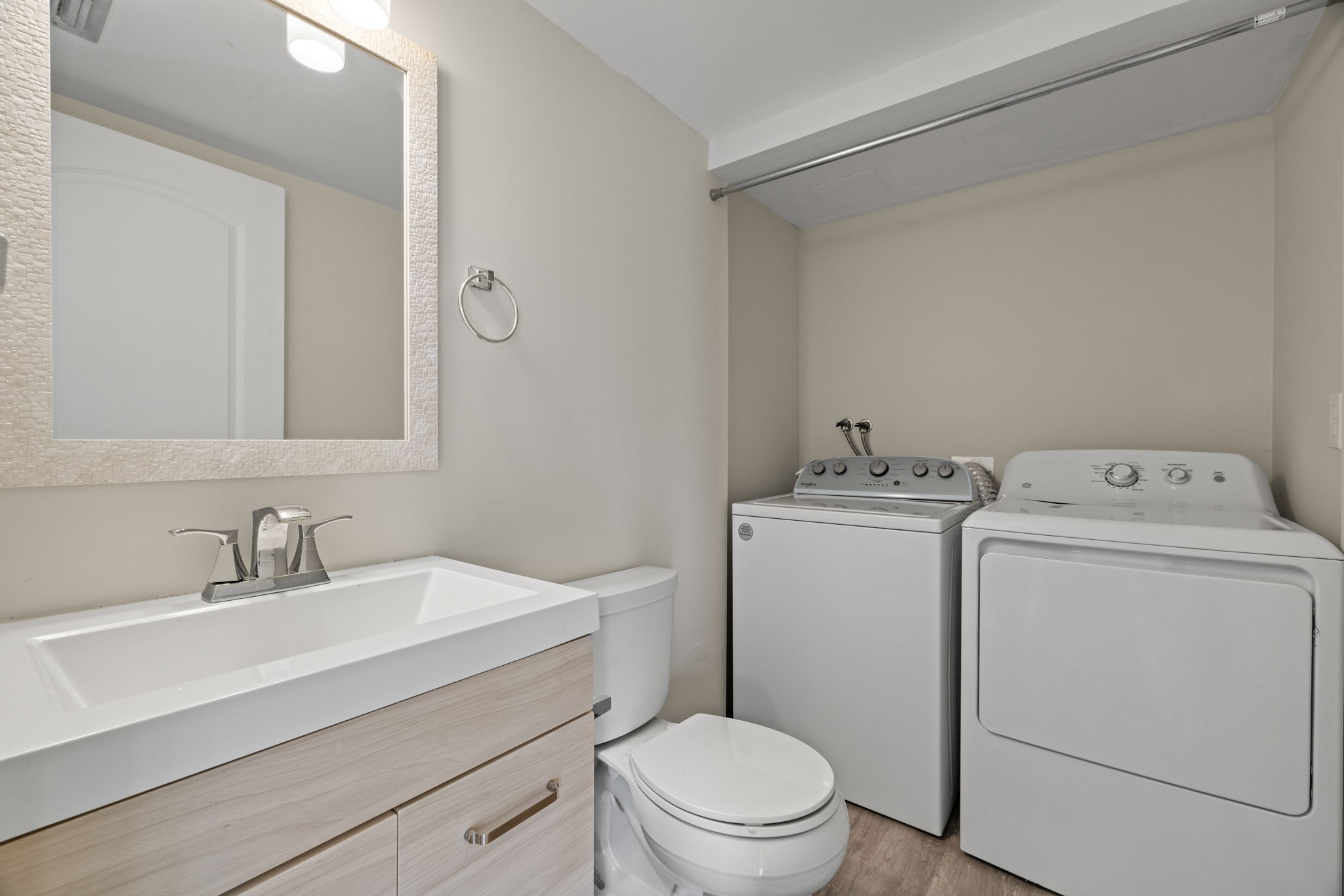 Powder Room and Laundry Room